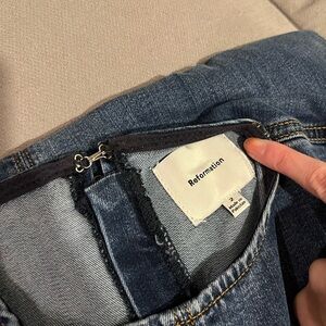 Reformation Blue Denim Jeans